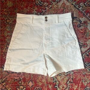 Everlane Cream Shorts